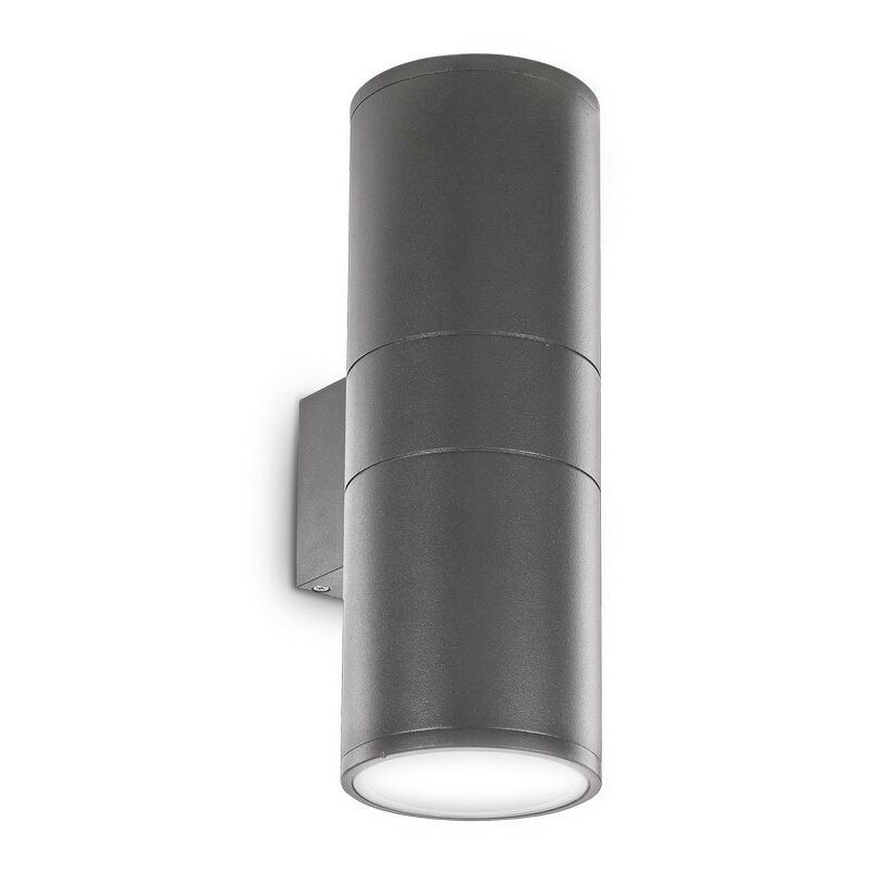 Ideal Lux GUN - Outdoor Up Down Wall Lamp 2 Lights Anthracite IP54, E27