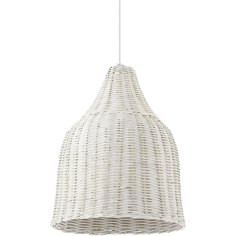 Ideal Lux Haunt - 1 Light Dome Ceiling Pendant Light White