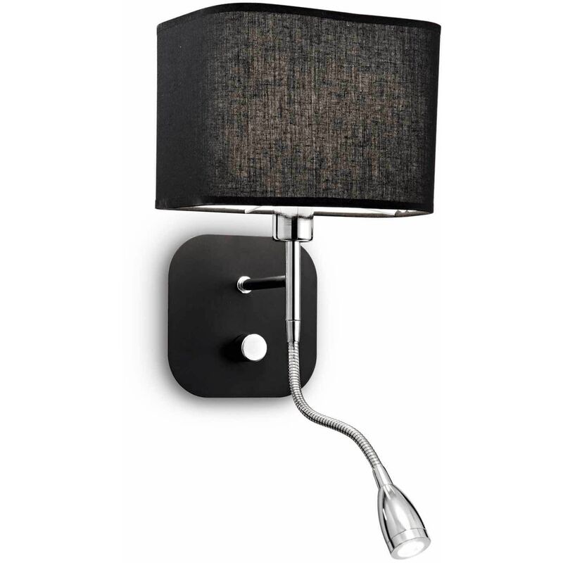 Ideal Lux - holiday black wall light 2 bulbs