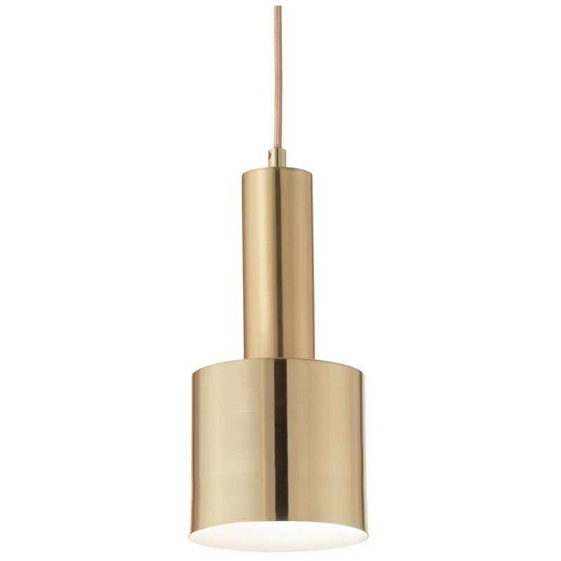 Ideal Lux Lighting - Ideal Lux HOLLY - Indoor Ceiling Pendant Lamp 1 Light Brass Satin, E27