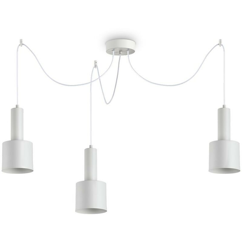 Ideal Lux Lighting - Ideal Lux HOLLY - Indoor Ceiling Pendant Lamp 3 Lights White, E27