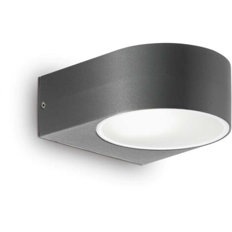 Ideal Lux Iko - Applique Murale Extérieure Up Down 1 Lumière Anthracite IP55, E27