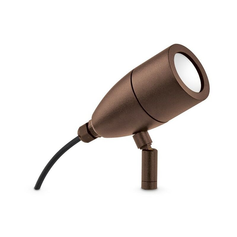 Ideal Lux INSIDE - Outdoor Ground Display Spotlight Lamp 1 Light Coffee IP54, G9