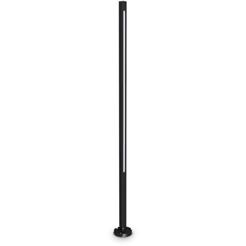 Ideal Lux Schwarz Jedi 120 Cm Led-Pollerleuchte Für Den Außenbereich 3000 K, Ip65, Nicht Dimmbar