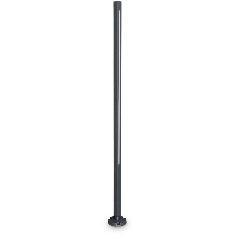 Ideal Lux Anthrazit - Jedi 120Cm Led Outdoor Poller 3000K, Ip65, Nicht Dimmbar