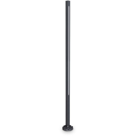 Ideal Lux JEDI 120cm LED Outdoor Poller Anthrazit, 3000K, IP65, Nicht dimmbar