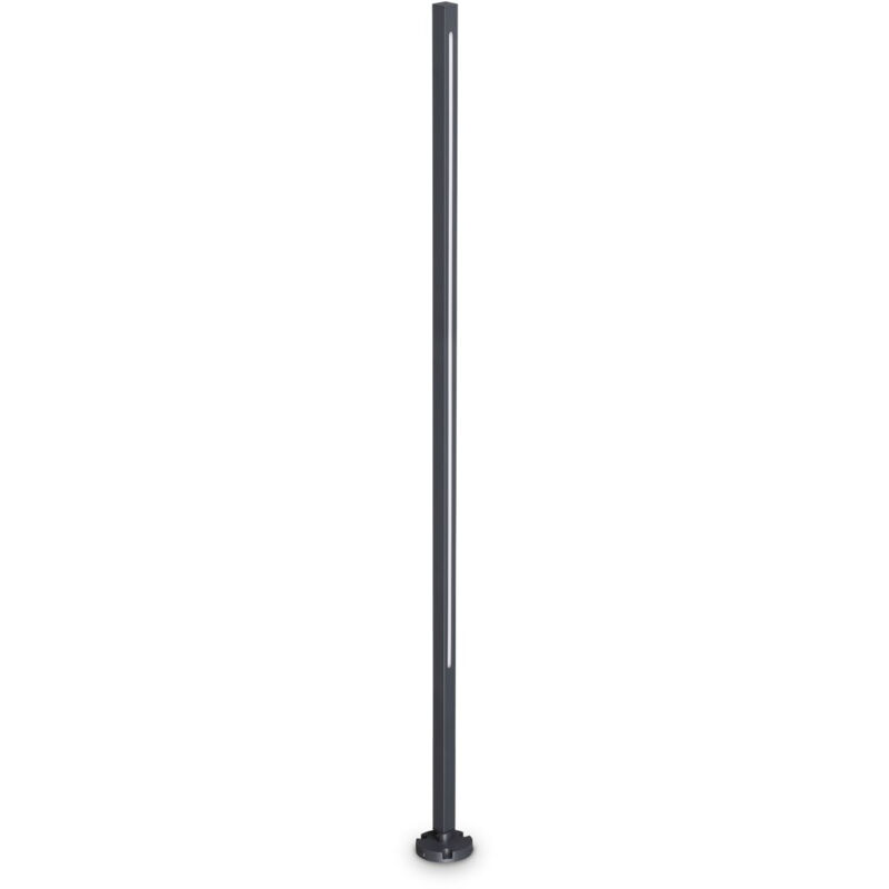Ideal Lux Anthrazit - Jedi 160Cm Led Outdoor Poller 3000K, Ip65, Nicht Dimmbar