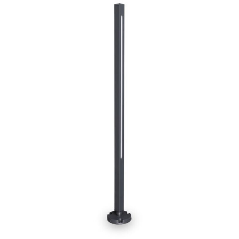 Ideal Lux Anthrazit - Jedi 80Cm Led Outdoor Poller 3000K, Ip65, Nicht Dimmbar