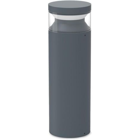 Ideal Lux Lampada da tavolo moderna Boeing 1 luce LED integrato IP65 antracite metallo vetro