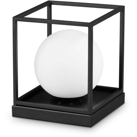 Ideal Lux LINGOTTO Lampe de table Globe noire grande