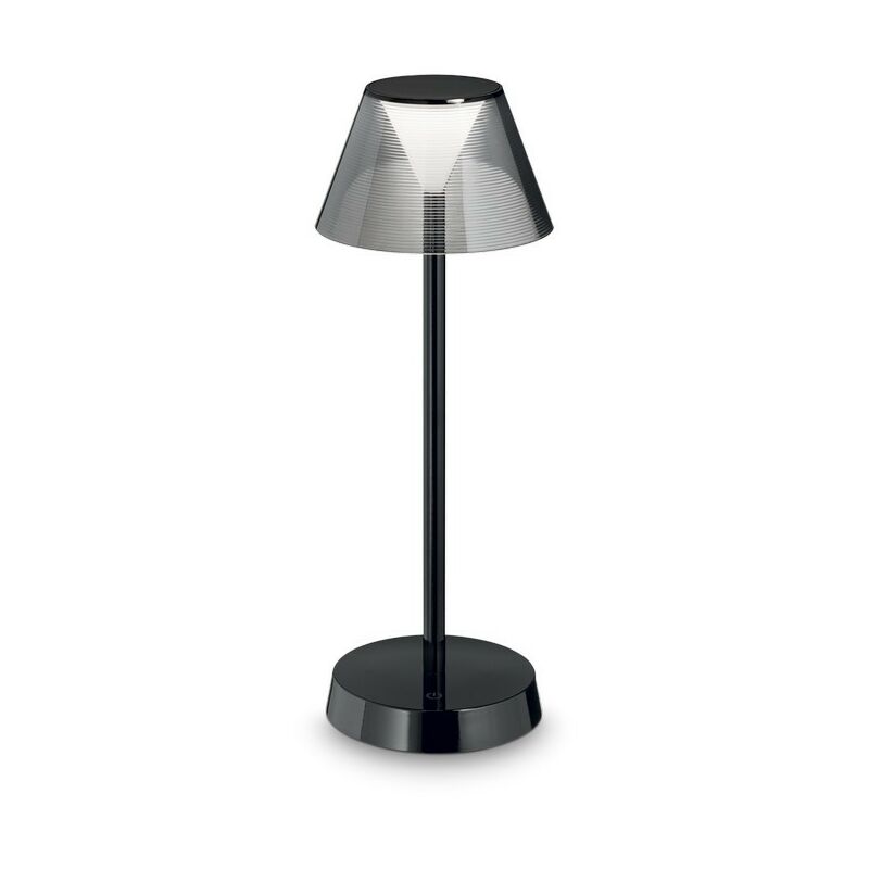 

Ideal Lux LOLITA - Lámpara de sobremesa LED integrada para exterior 1 luz Negro 3000K IP44