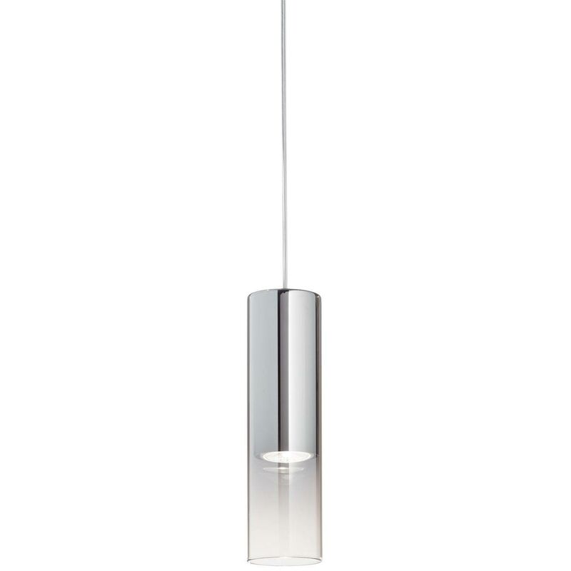 Ideal Lux Look - 1 Light Ceiling Pendant Chrome Shade