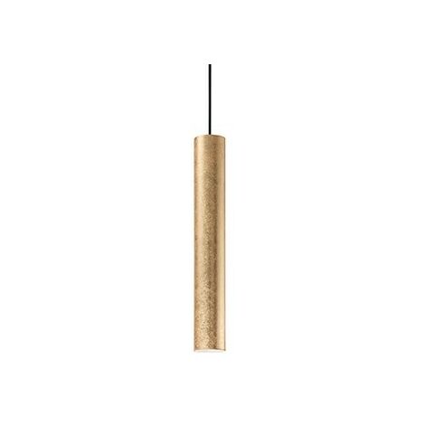 Ideal Lux Look - Pendentif de plafond mince à 1 lumière, doré, GU10