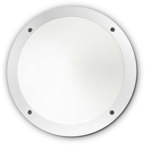 Ideal Lux Lucia - Plafonnier / Applique Murale Extérieure LED Diffuseur 1 Lumière Blanc IP66, E27
