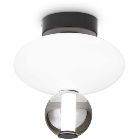 Ideal Lux LUMIERE Semi-Plafonnier LED Intégré Noir 2350Lm 3000K