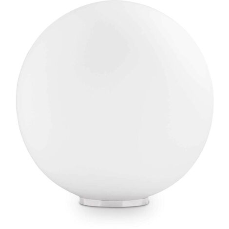 Ideal Lux Mapa Bianco - 1 Light Large Globe Tisch / Stehlampe Weiß, E27