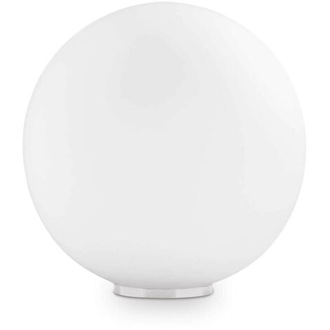 Ideal Lux Mapa Bianco - 1 Light Medium Globe Tischlampe Weiß, E27