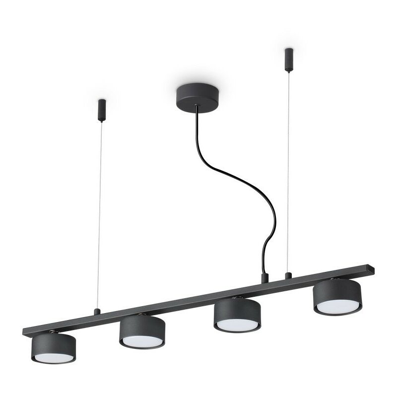 Ideal Lux Lighting - Ideal Lux MINOR - Indoor 4 Lichter Decke Lineare Pendelleuchte Schwarz