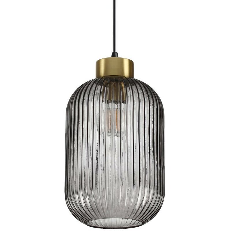 Ideal Lux MINT-3 - Indoor Glass DomeCeiling Pendant Lamp 1 Light Smokey, E27