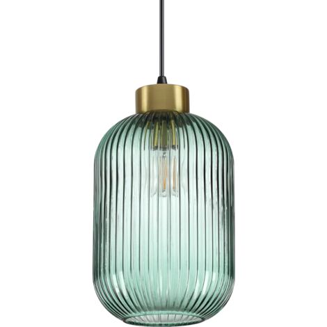 Ideal Lux MINT-3 - Innenglas DomeCeiling Pendelleuchte 1 Hellgrün, E27