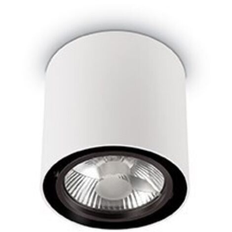 Ideal Lux Mood - 1 lumière grand spot encastrable rond blanc, GU10