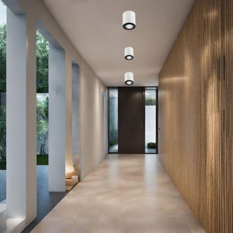Ideal Lux Mood - Downlight à 1 lumière, petit rond, blanc, GU10