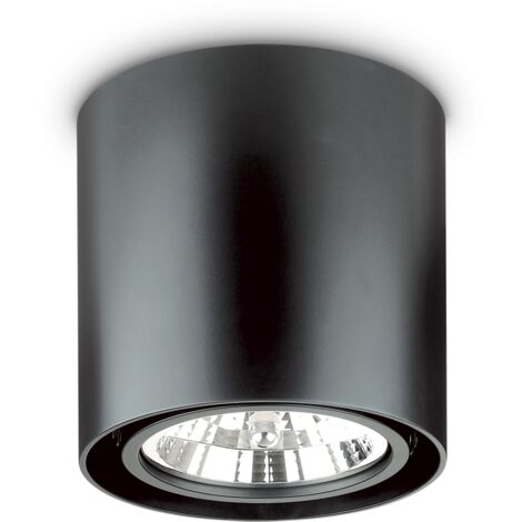 Ideal Lux MOOD - Indoor 1 Leichte Deckenleuchte Schwarz, GU10