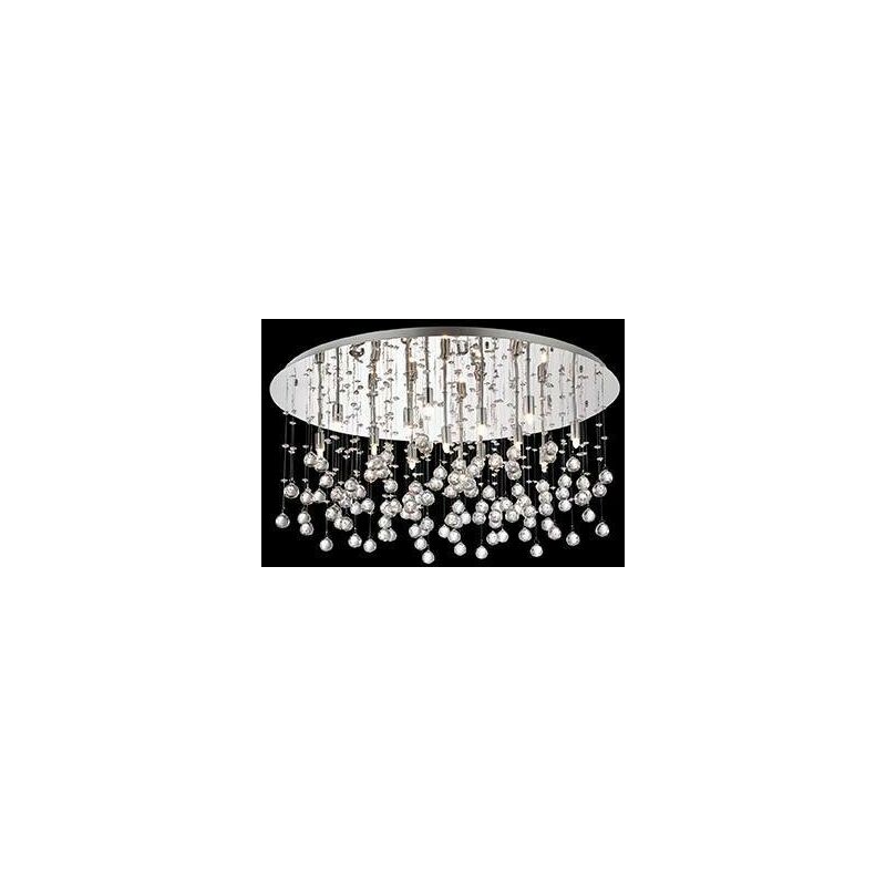 Ideal Lux Lighting - Ideal Lux Moonlight - 15 Light Extra Large Semi Flush Ceiling Pendant Chrome, G9