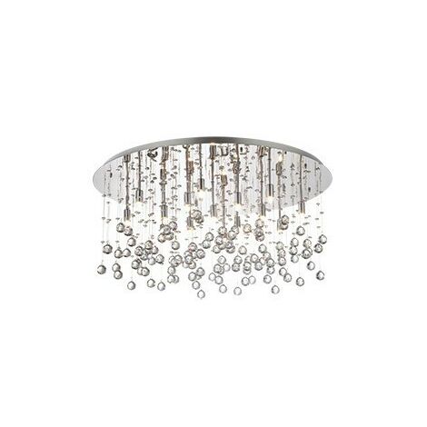 Ideal Lux Moonlight - 15 Light Extra Large Semi Flush Deckenanhänger Chrom, G9