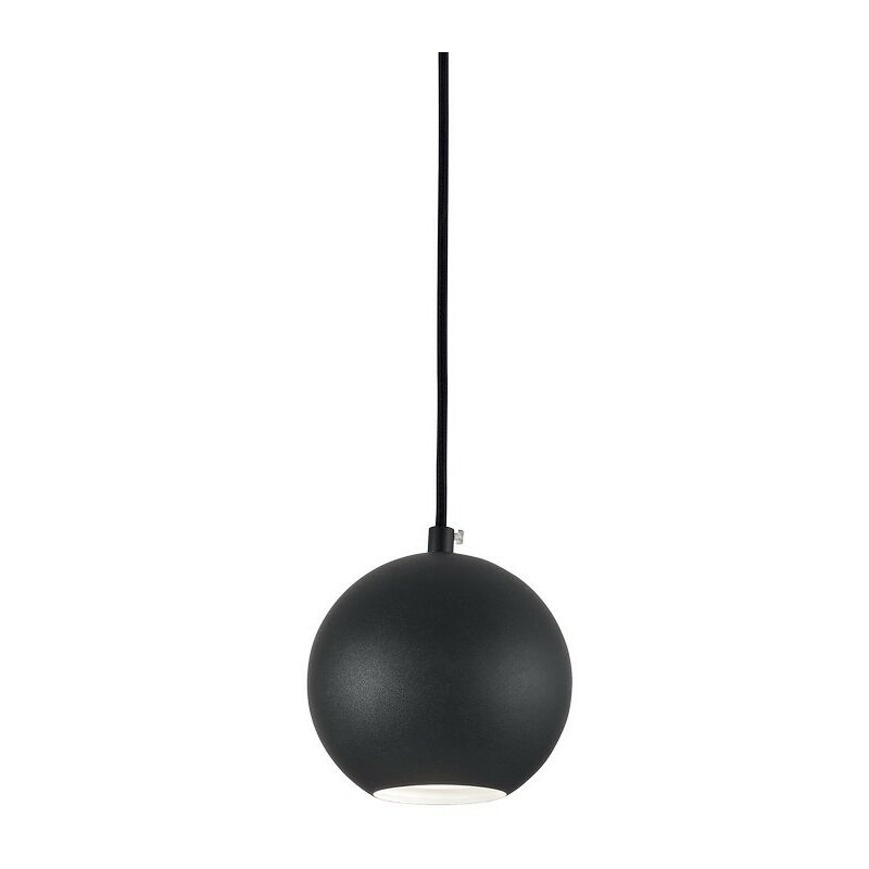 Ideal Lux Lighting - Ideal Lux MR - Indoor Globe Ceiling Pendant Lamp 1 Light Black, GU10