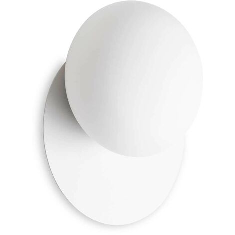 Ideal Lux NINFEA Runde bündige Wandleuchte weiß
