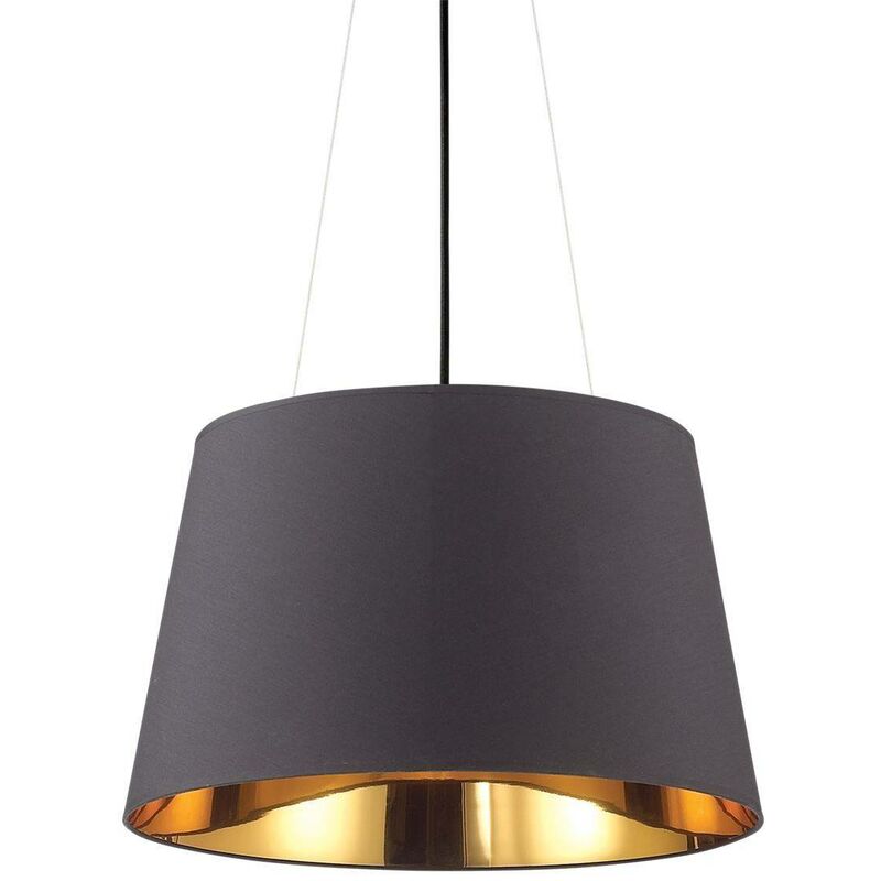 Nordik - 4 Light Dome Ceiling Pendant Light Black - Ideal Lux