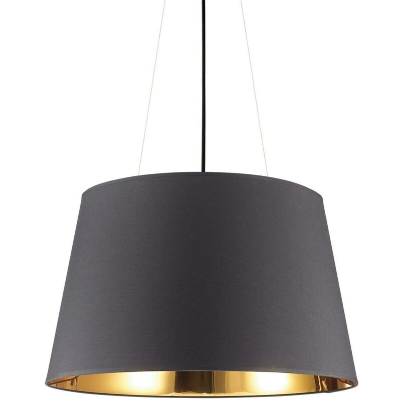 Nordik - 6 Light Dome Ceiling Pendant Light Black - Ideal Lux