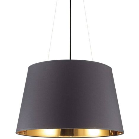 Ideal Lux Nordik - 6 Light Dome Deckenpendelleuchte Schwarz