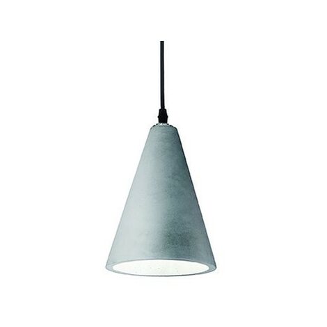 Ideal Lux Oil - 1 Licht Decke Anhänger Zement Grau, E27