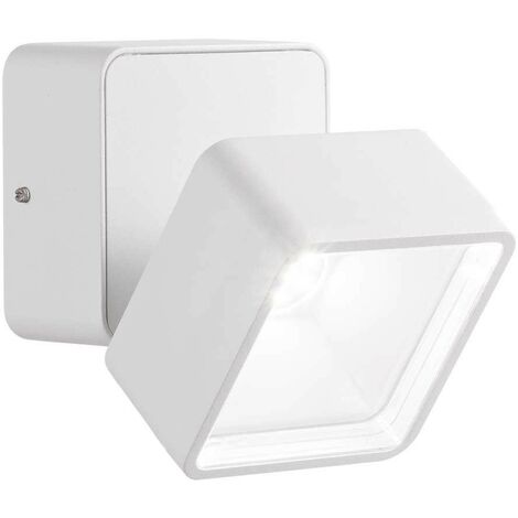 Ideal Lux OMEGA Quadratischer Einzelstrahler Weiß IP54 4000K