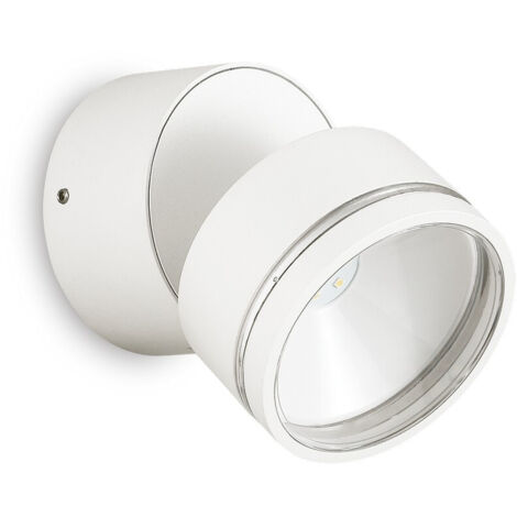 Ideal Lux OMEGA Spot Simple Rond Blanc IP54 3000K