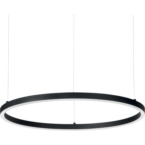 Ideal Lux ORACLE - Plafonnier LED Circle intégré 1 lumière noir 3000K