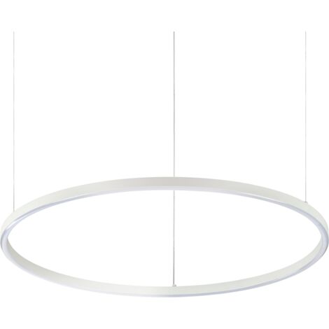 Ideal Lux ORACLE SLIM Plafonnier LED rond intégré non gradable 2700 K 70 cm Blanc