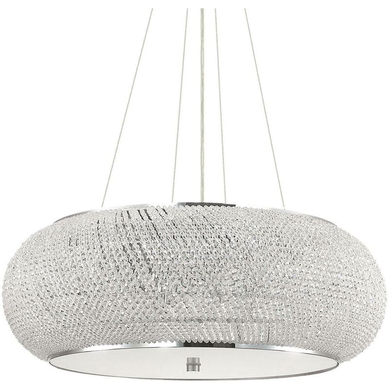 Pasha' - 14 Light Ceiling Pendant Chrome - Ideal Lux