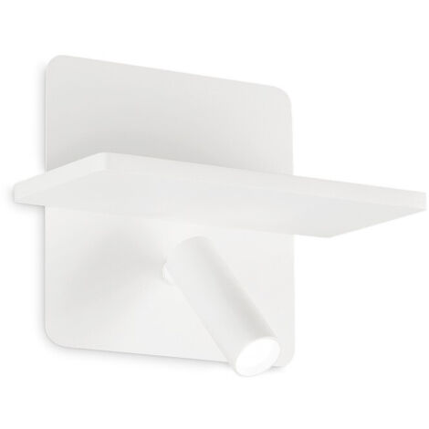 Ideal Lux PIANO Lampe de lecture à 2 lumières DEL blanches, interrupteur intégré, 3000K, non dimmable