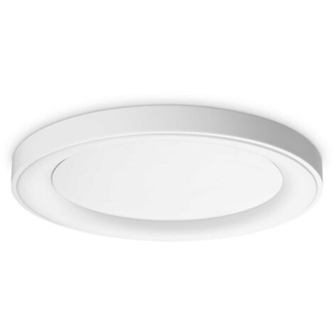 Ideal Lux PLANET Integriertes LED-Halbbündiglicht, Weiß, 3000 lm, 3000 K