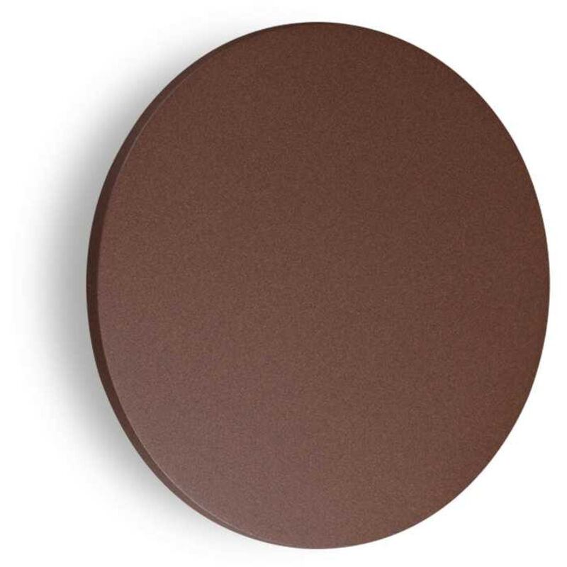 Ideal Lux Braun Punto Integrierte Led-Wandleuchte Für Den Außenbereich, Kaffee, 1400 Lm, 3000 K, Ip54