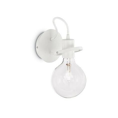 Ideal Lux Radio - 1 Licht Wandleuchte Weiß, E27