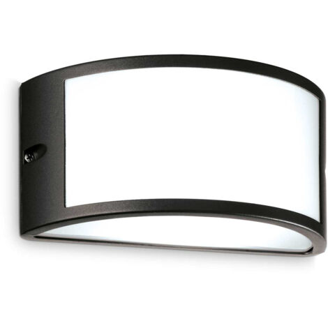 Ideal Lux REX-1 Applique Extérieure Encastrable Noir IP44