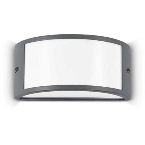 Ideal Lux Rex-1 - Applique murale d'extérieur à 1 ampoule anthracite IP44, E27