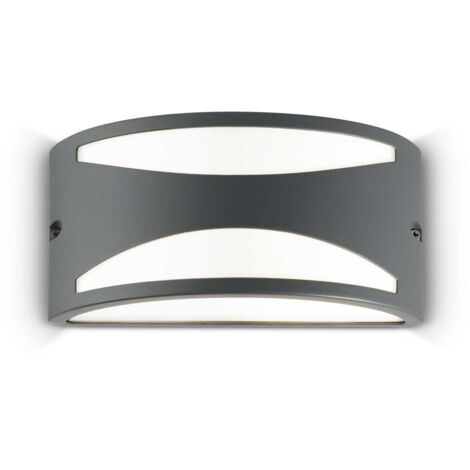 Ideal Lux Rex-3 - Applique murale d'extérieur à 1 ampoule anthracite IP44, E27