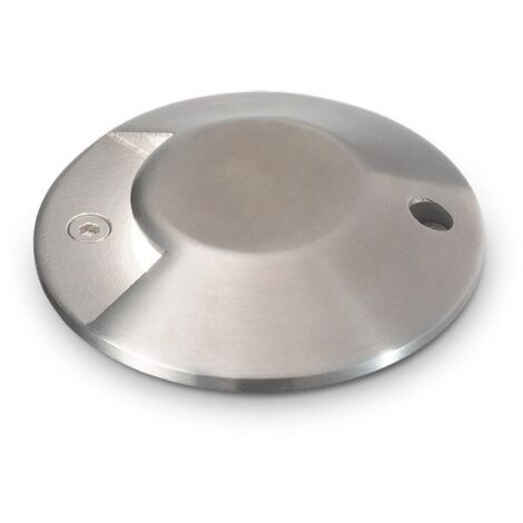 Ideal Lux ROCKET-1 - Acier directionnel 3000K IP65 de la lampe 1 de Downlight au sol encastré extérieur intégré à LED 1 lumière 1
