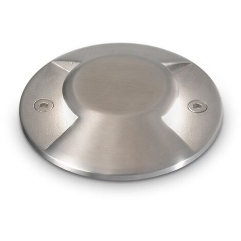 Ideal Lux ROCKET-2 - Acier directionnel 3000K IP65 de la lampe 1 de Downlight au sol encastré extérieur intégré à LED 1 lumière 2