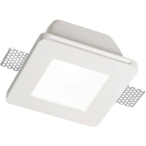 Ideal Lux Samba - Grand projecteur encastré à 1 lumière, blanc